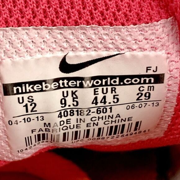 Nike Court Legacy Shoes Womens 12 Coral Tennis Streetwear Low Top Skate Sneakers - Picture 13 of 13